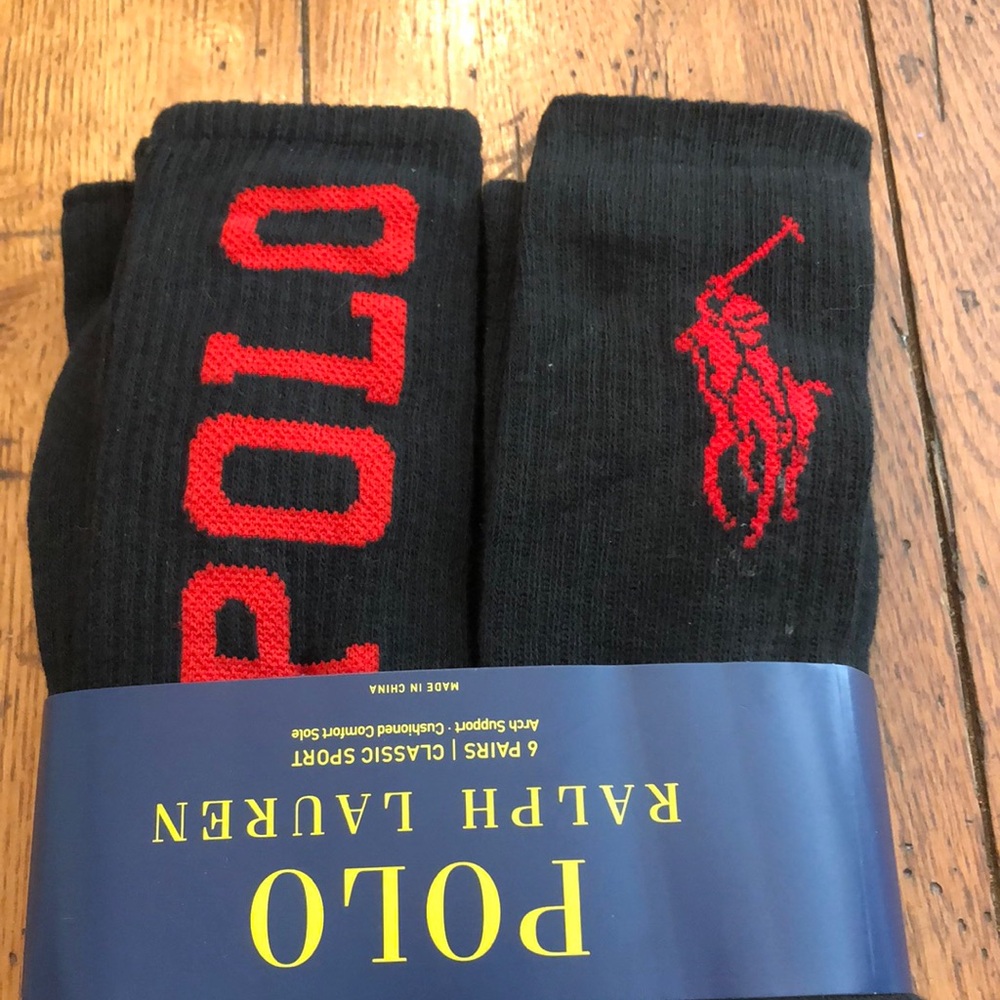 POLO Ralph Lauren Mens Classic Sport Socks - Picture 2 of 6